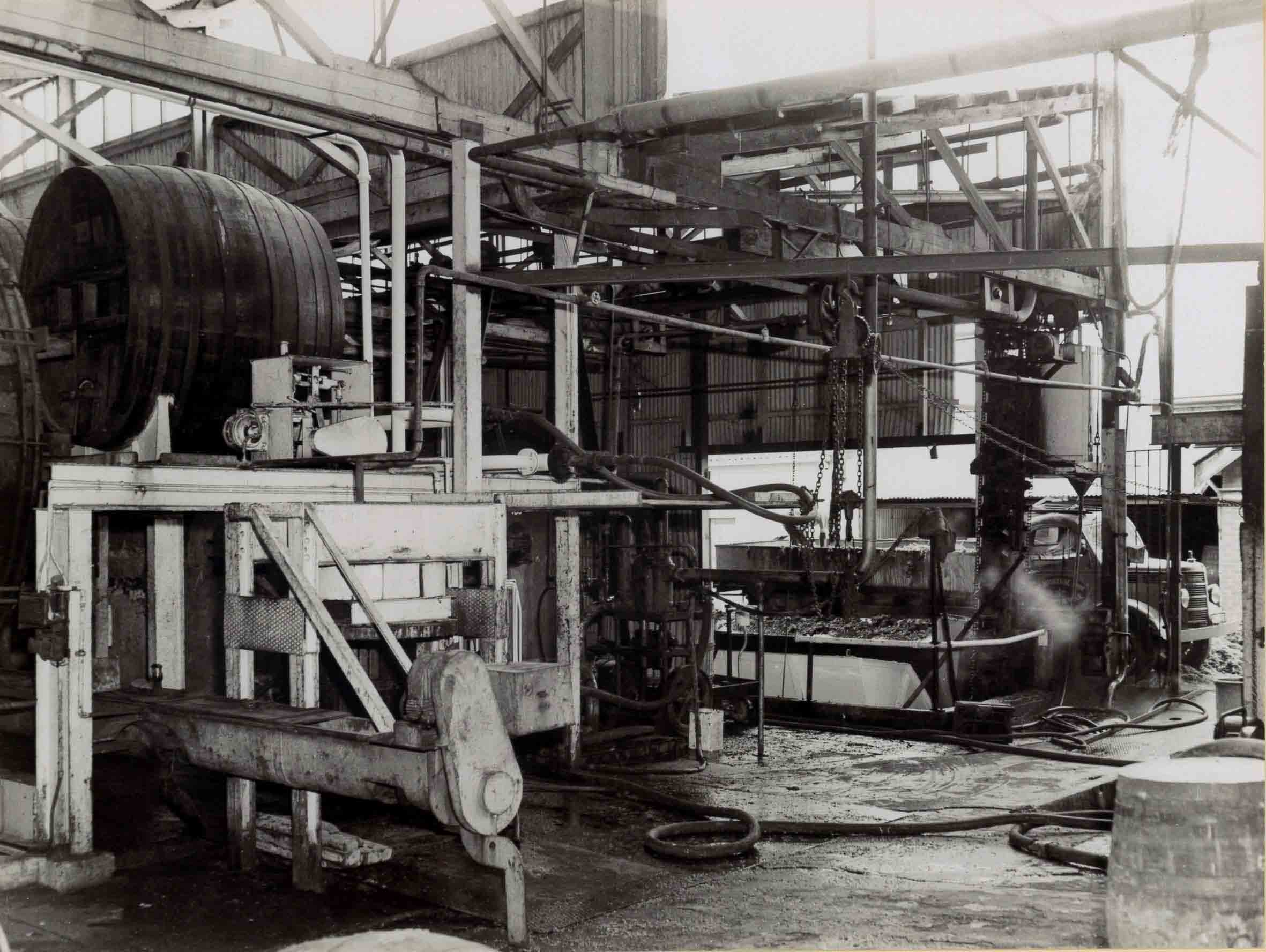 Leeching Plant at Hamiltons Ewell Winery 1950s